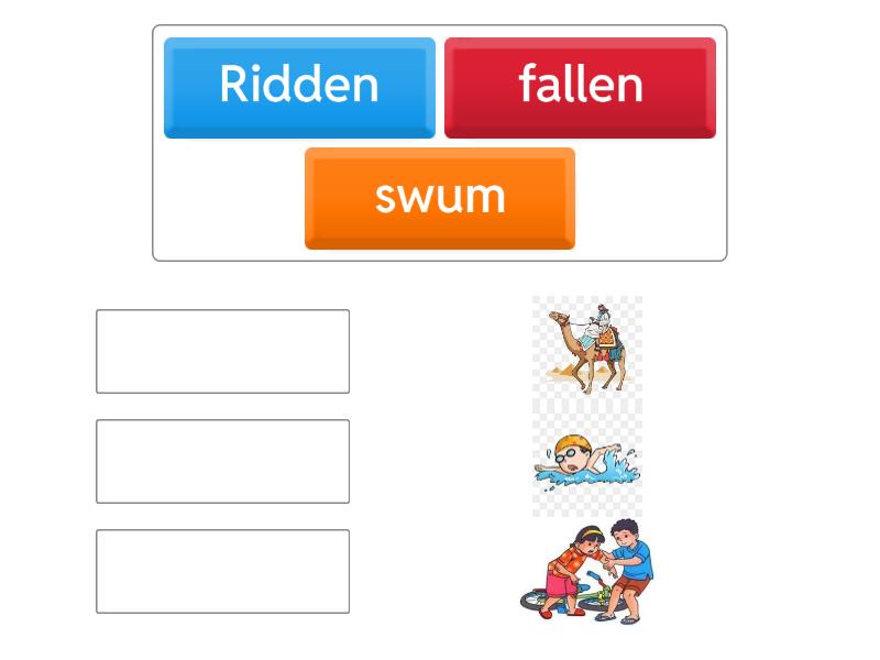 UNIT 6 : I HAVE RIDDEN A CAMEL - Match up