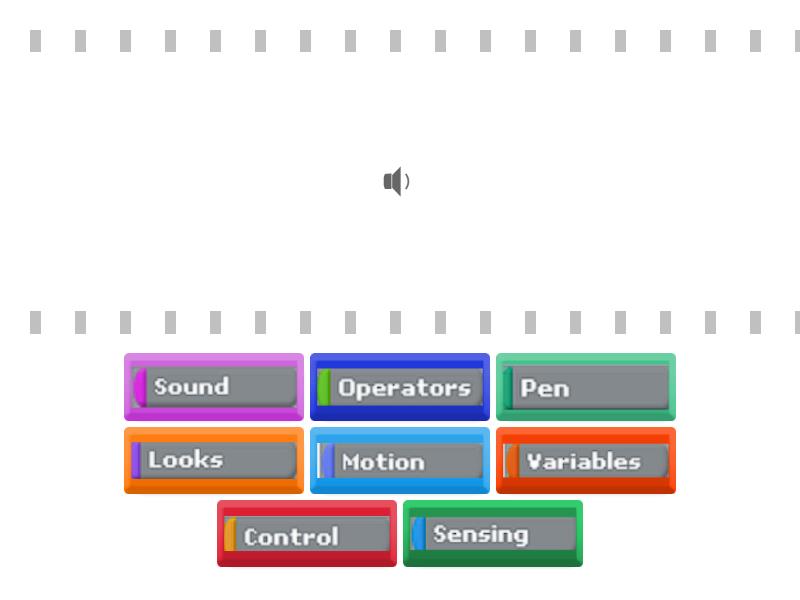 กลุ่มบล็อกScratch - Find the match
