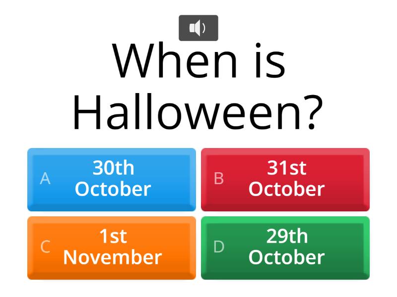 Halloween 2024 Quiz