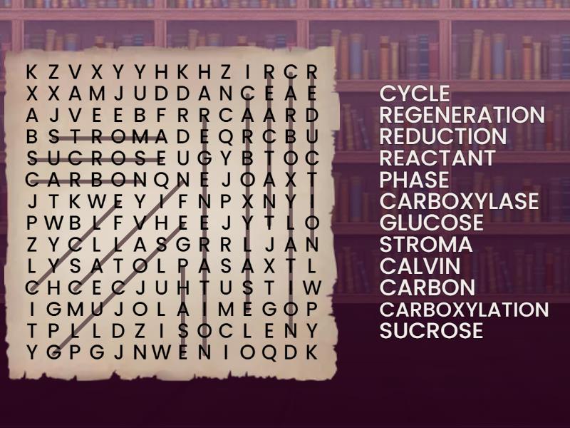 Biology crossword puzzle - Wordsearch