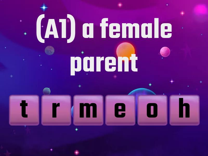 Immediate family Anagram