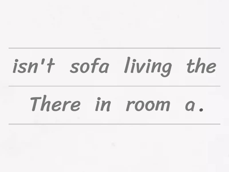 There is / There are - Kelime Corbas?