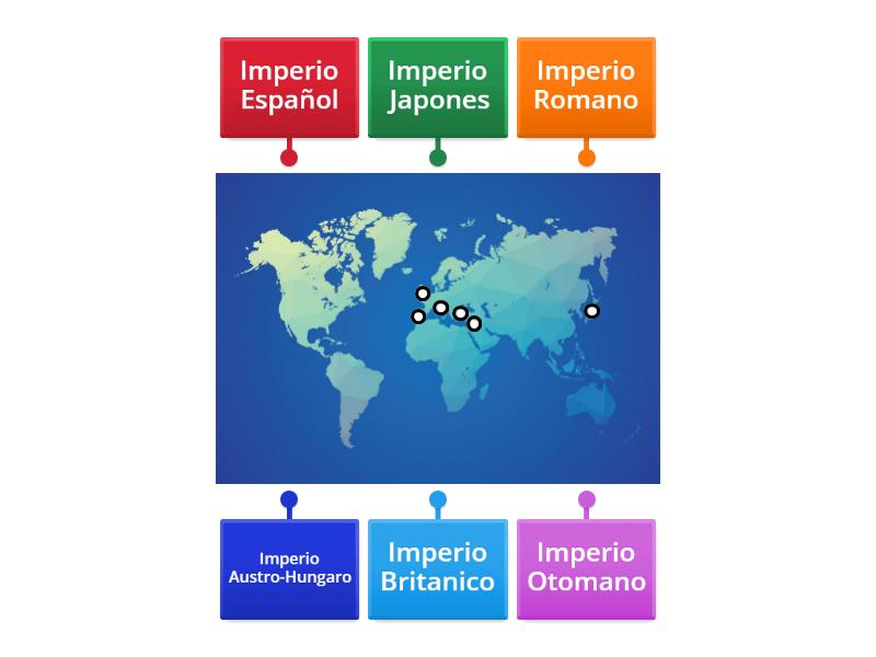 ¿Te sabes los imperios mas grandes del mundo? - Labelled diagram