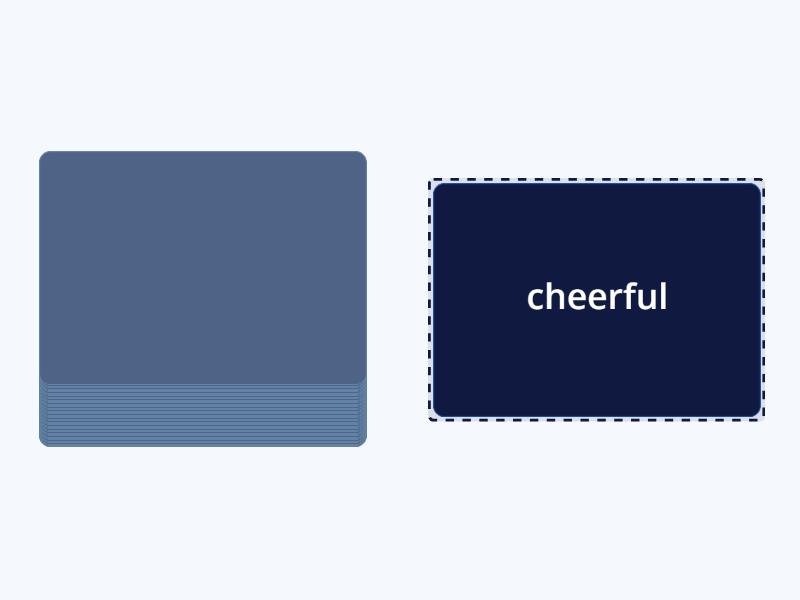 Unit 1 Personality Adjectives Flashcards Speaking Cards