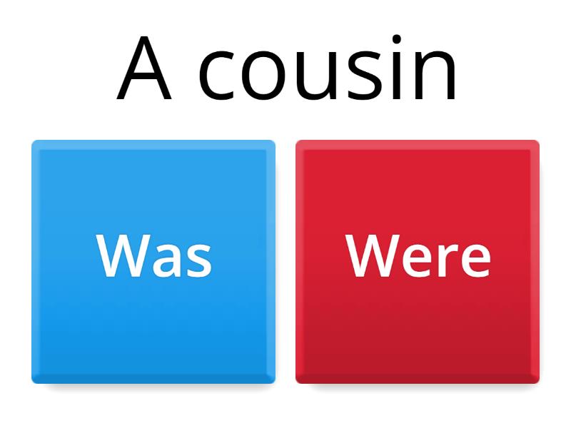 Was/were +noun - Quiz