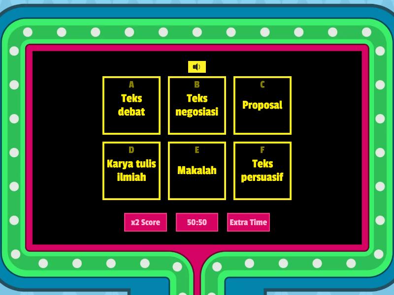 Pretest (Membaca KTI) - Gameshow Quiz