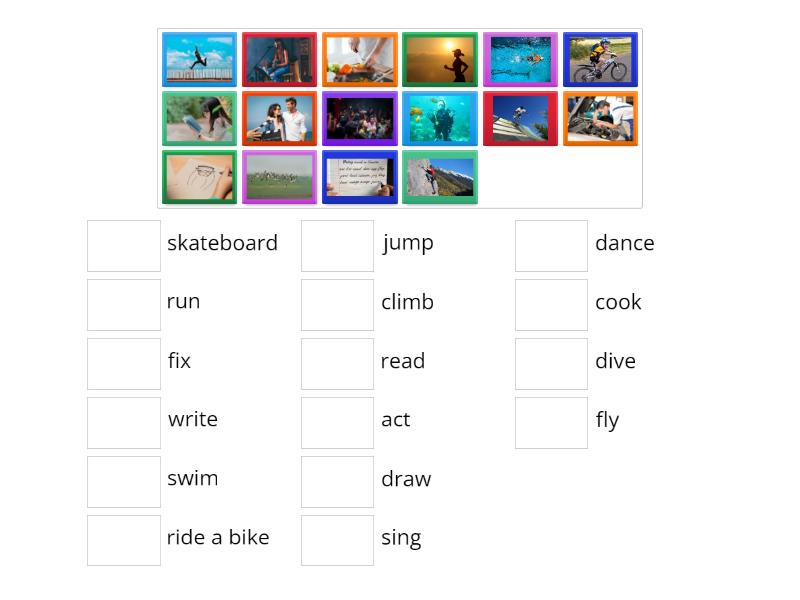 Action Verbs U5 - Match up