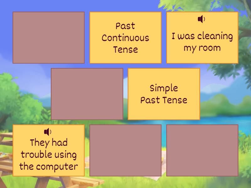 Past Tenses Matching Pairs 