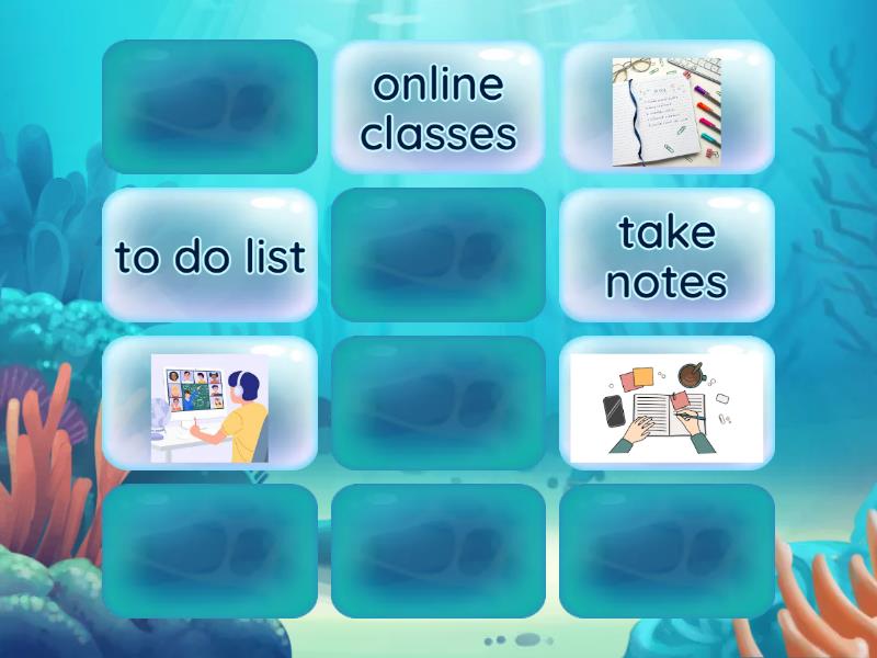 My study habits - Matching pairs