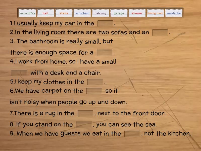 SpeakOut.Elementary.Unit 5. Rooms and the sentences