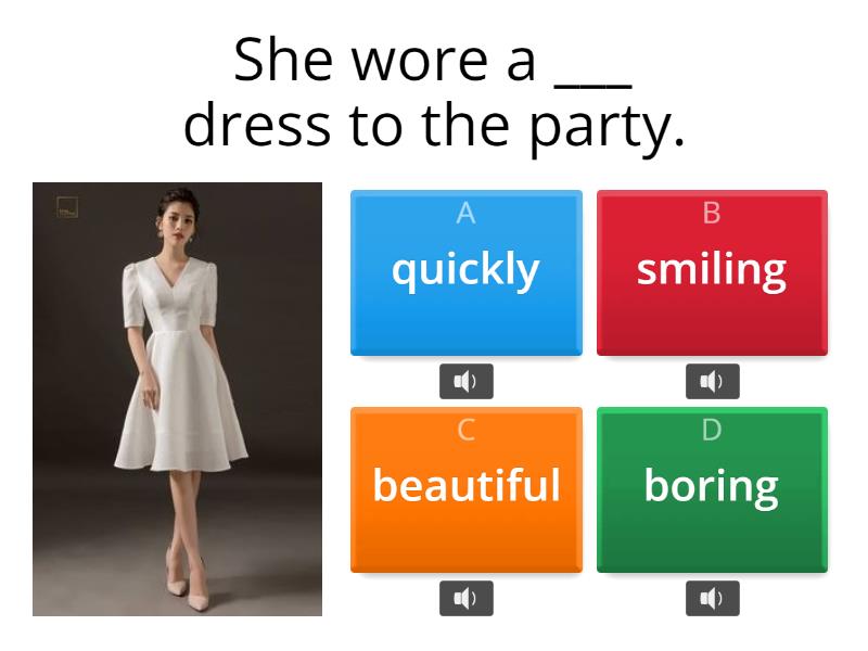 Describing people - adjectives - Quiz