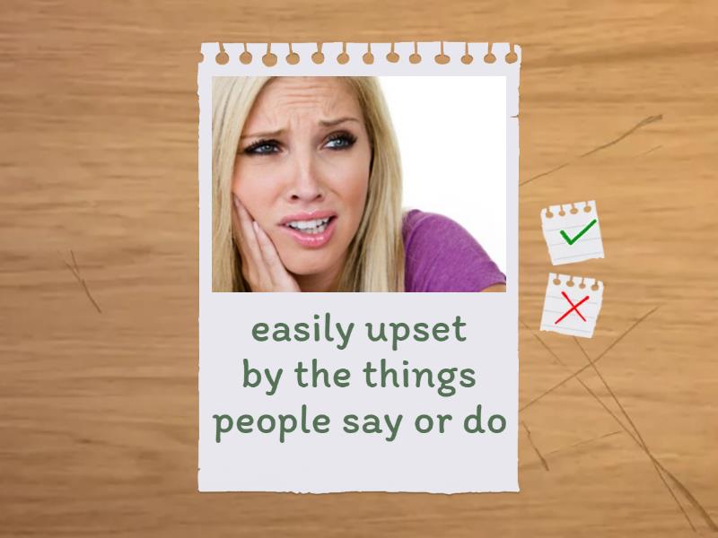 Flashcards Gateway B1+ Unit 1.Personality Flash cards