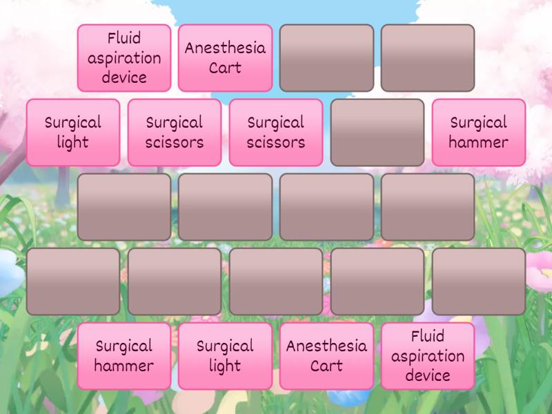 SURGERY ROOM EQUIPMENT - Matching pairs
