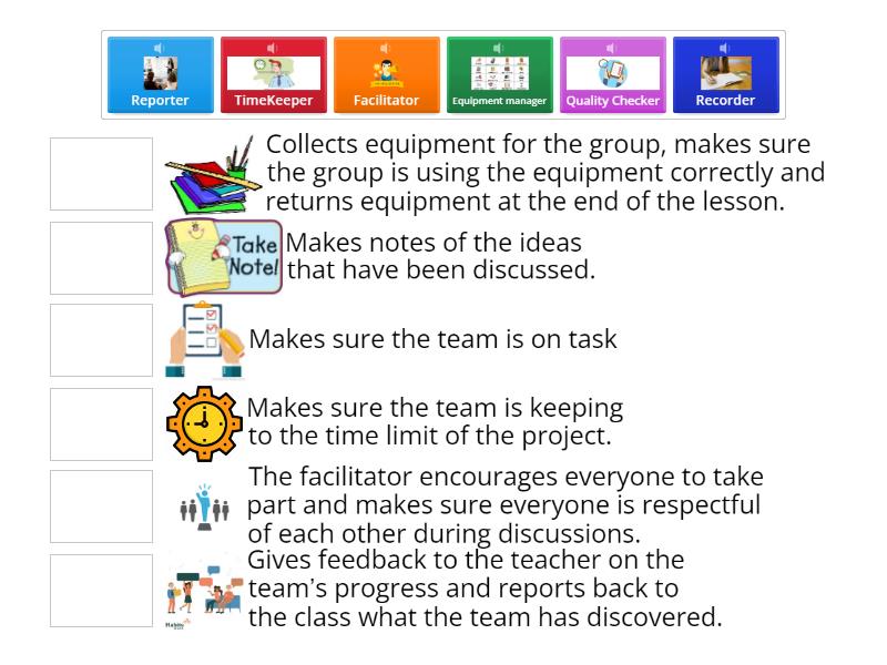 Team Roles and responsibilities 302 - Match up