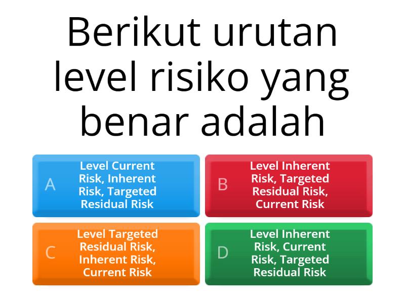 Risk Forum Unit 2024 - Quiz
