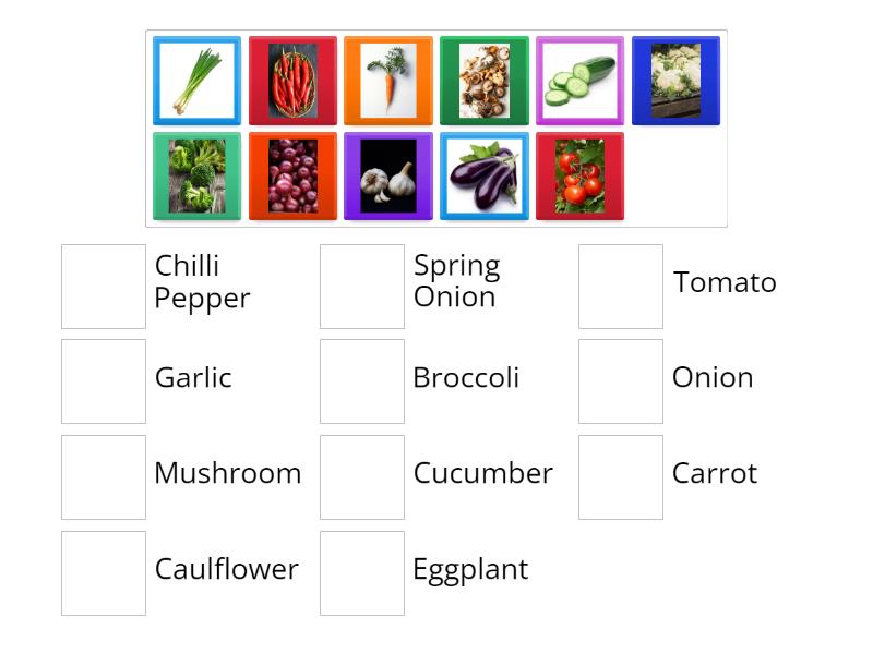 Vegetable - Match up