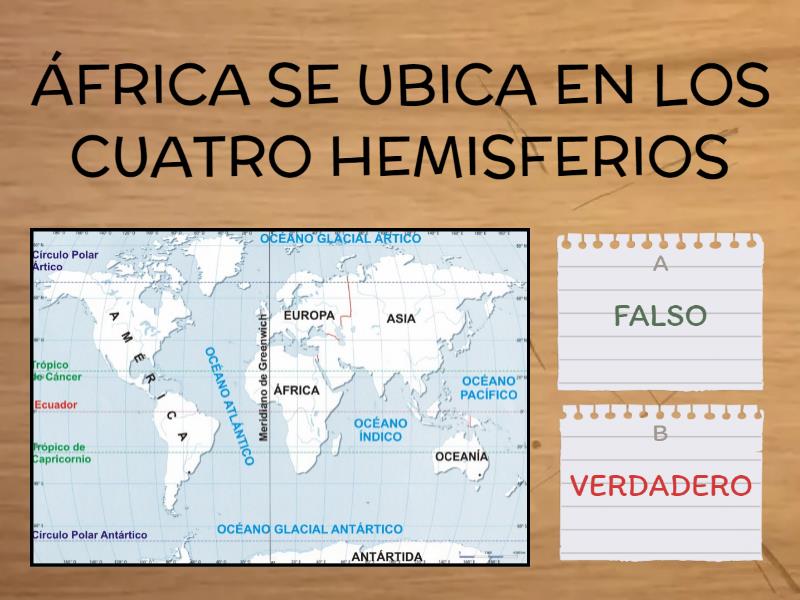 Lineas Imaginarias Y Hemisferios Del Mapa Planisferio Quiz 1593