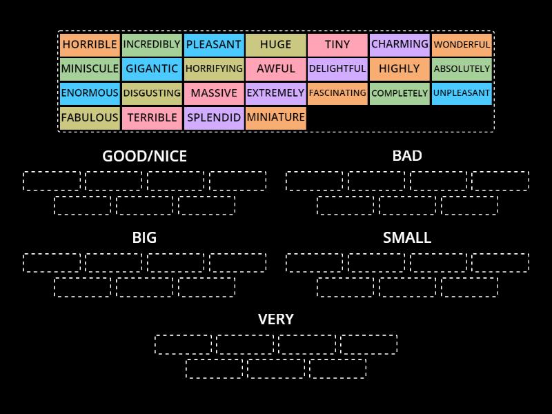 assignment on adjectives for class 7