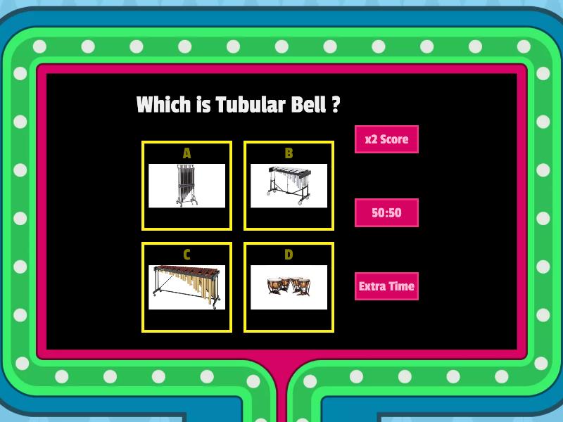Percussion instruments Gameshow quiz
