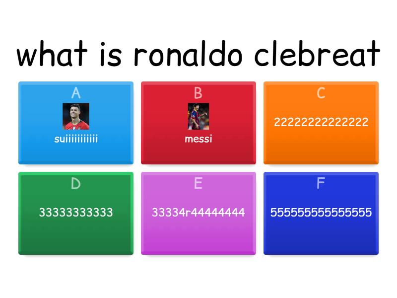 Ronaldo - Quiz