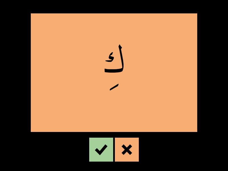ا الي ي بالكسر - Flash cards