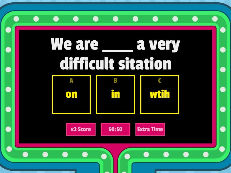 Gameshow, business 18 unit 11 values reaching an agreement - Gameshow quiz