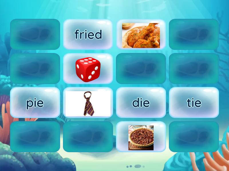 IE Picture Word Match - Matching pairs