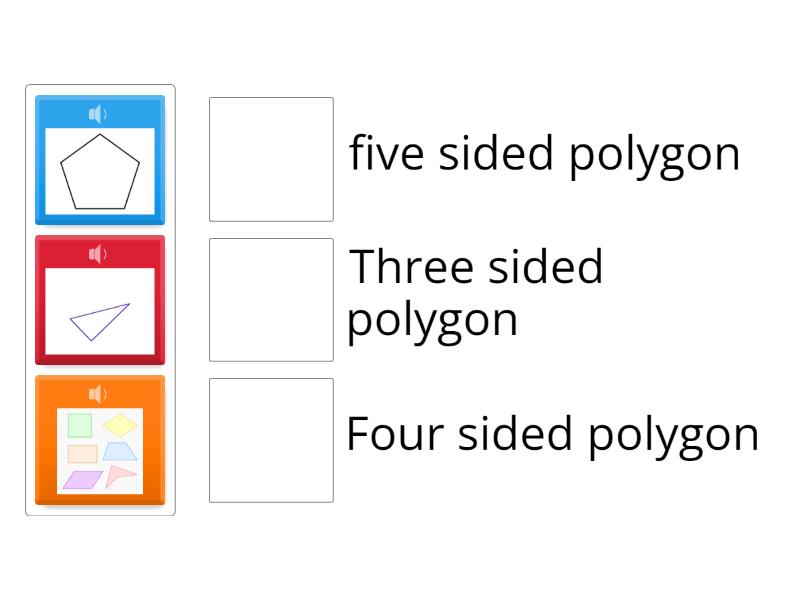 Types of polygon - Une las parejas